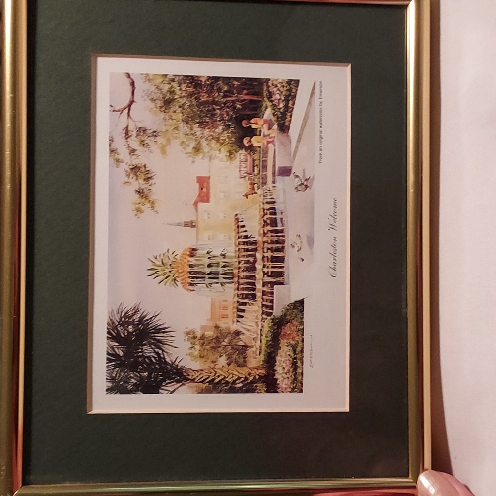Original Water Color by Emerson Charleston Collections Charleston Welcome